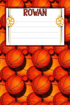 Paperback Basketball Life Rowan: College Ruled Composition Book