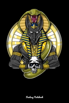 Fantasy Notebook: Egyptian God Anubis Notebook