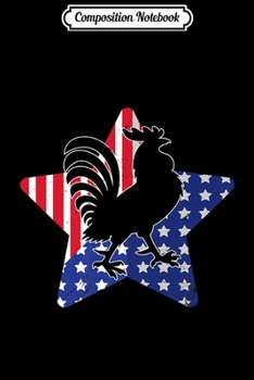 Composition Notebook: USA Cock Fighting Gift Design for Cocks Who Fight Premium  Journal/Notebook Blank Lined Ruled 6x9 100 Pages