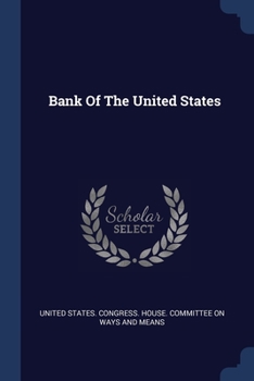 Paperback Bank Of The United States Book