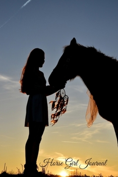 Paperback Horse Girl Journal: Lined, Blank Notebook Diary for Horse Lovers, 6 x 9 Inches, 100 Pages. Book