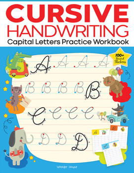 Paperback Cursive Handwriting: Capital Letters: Practice Workbook for Children Book