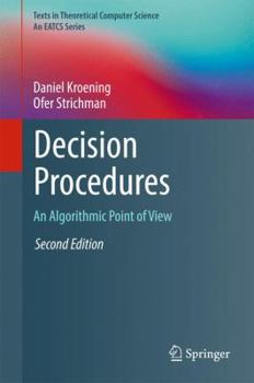 Hardcover Decision Procedures: An Algorithmic Point of View Book