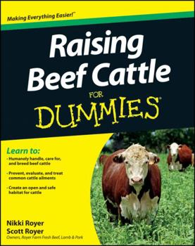 Paperback Raising Beef Cattle for Dummies Book