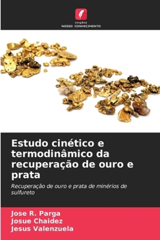 Paperback Estudo cinético e termodinâmico da recuperação de ouro e prata [Portuguese] Book