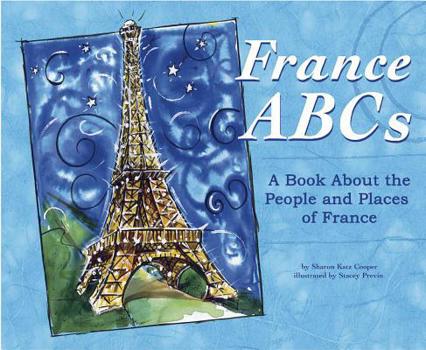 Paperback France ABCs: A Book about the People and Places of France Book