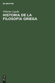 Hardcover Historia de la Filosofía Griega [Spanish] Book