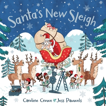 Hardcover Santa's New Sleigh Book