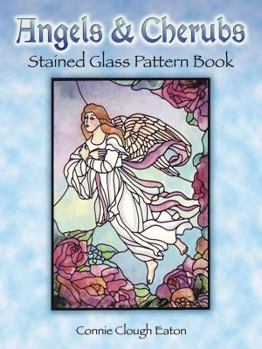 Paperback Angels and Cherubs Stained Glass Pattern Book