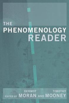 Paperback The Phenomenology Reader Book