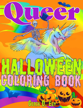 Paperback Queer Halloween Coloring Book