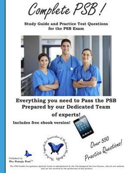 Paperback Complete PSB: Study guide and practice test questions for the PSB exam Book