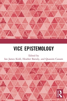 Paperback Vice Epistemology Book