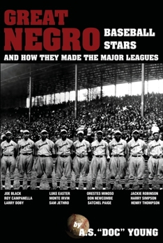 Paperback Great Negro Baseball Stars and how they made the Major Leagues Book