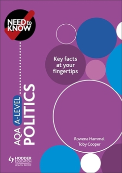 Paperback Need to Know: AQA A-level Politics Book