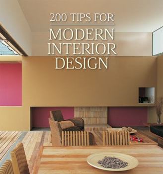 Hardcover 200 Tips for Modern Interior Design Book