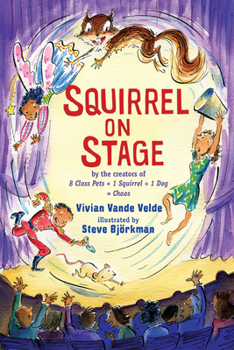 Paperback Squirrel on Stage Book