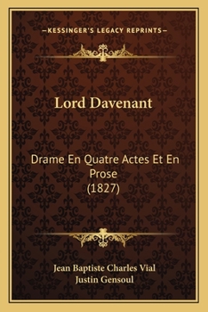 Paperback Lord Davenant: Drame En Quatre Actes Et En Prose (1827) [French] Book