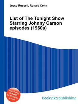 Paperback List of the Tonight Show Starring Johnny Carson Episodes (1960s) Book