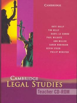CD-ROM Cambridge Legal Studies Teacher CD-ROM Book