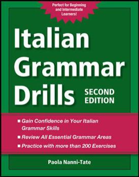 Paperback Italian Grammar Drills (English and Italian Edition) Book