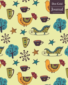 Paperback Dot Grid Journal: Notebook Planner with Christmas Themed Cover Design Book