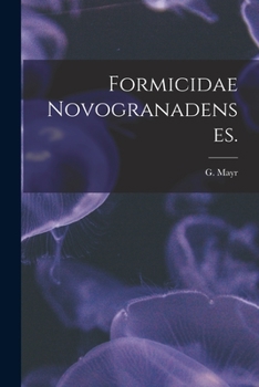 Paperback Formicidae Novogranadenses. Book