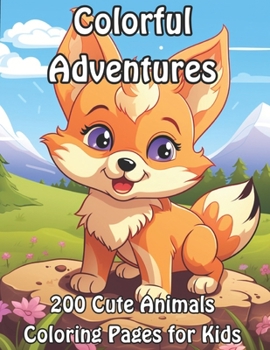 Colorful Adventures: 200 Cute Animals Coloring Pages for Kids