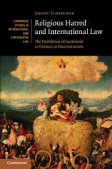 Hardcover Religious Hatred and International Law Book