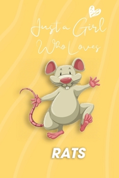 Just A Girl Who Loves Rats: K-pop 110 Lined Pages Journal &Notebook, Kpop gift, Kpop accessories, unique gifts for teenage girls (Best Friends, Lover, Girl Friend, Daughter)