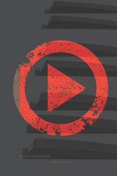 Music Notebooks: Manuscript Music Notation Paper,Journal, Christmas Gift (100 Pages, 6 x 9)