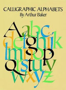 Paperback Calligraphic Alphabets Book
