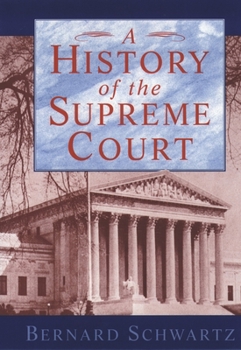 Paperback A History of the Supreme Court Book