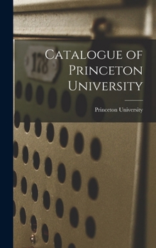 Hardcover Catalogue of Princeton University Book