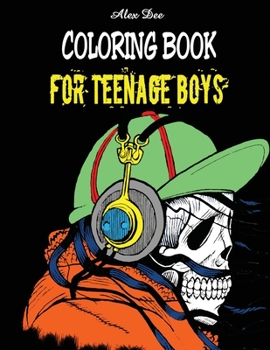 Paperback Coloring Book for Teenage Boys Book