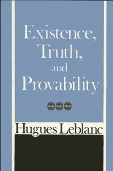 Hardcover Existence, Truth, and Probability Book