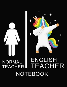 Paperback Normal Teacher english Teacher Notebook: Teacher Notebook, unicorn cover / 8.5 x 11 Book