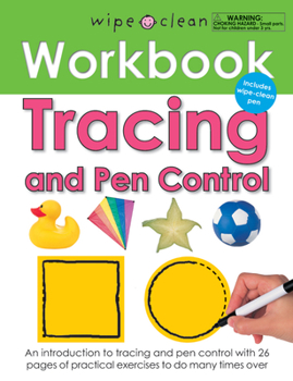 Spiral-bound Tracing and Pen Control (Wipe Clean Workbook): Includes Wipe-Clean Pen [With Wipe Clean Pen] Book