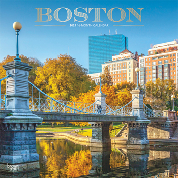 Calendar Boston 2021 Square Foil Book