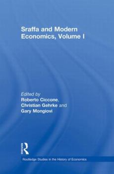 Paperback Sraffa and Modern Economics, Volume I Book