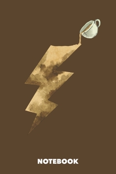 Paperback Notebook: Coffee Power 6 x 9 inch dot grid - 120 pages for Creative Coffee Lovers (brown) Book