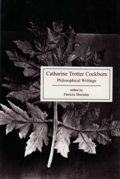 Paperback Catharine Trotter Cockburn: Philosophical Writings Book