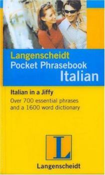Langenscheidt Pocket Phrasebook Italian: with Travel Dictionary and Grammar (Langenscheidt Pocket Phrase Book) - Book  of the Langenscheidt Pocket Dictionary