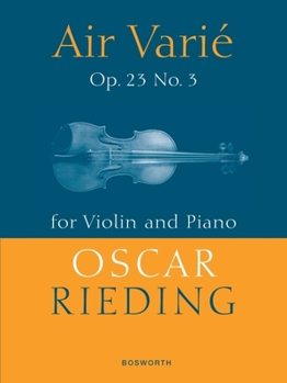 Paperback Air Varie Op. 23 No. 3: Violin & Piano Book