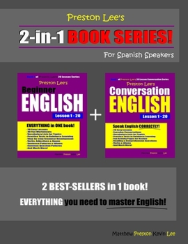 Paperback Preston Lee's 2-in-1 Book Series! Beginner English & Conversation English Lesson 1 - 20 For Spanish Speakers Book