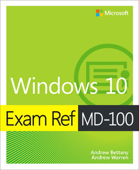 Paperback Exam Ref MD-100 Windows 10 Book