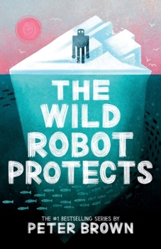 Paperback The Wild Robot Protects [Large Print] Book