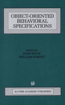 Paperback Object-Oriented Behavioral Specifications Book