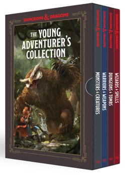 Paperback The Young Adventurer's Collection Box Set 1 [Dungeons & Dragons 4 Books]: Monsters & Creatures, Warriors & Weapons, Dungeons & Tombs, and Wizards & Sp Book