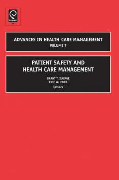 Hardcover Patient Safety and Health Care Management Book